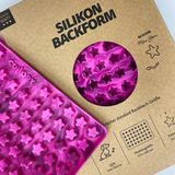 Collory Silikónová forma na pamlsky Mini Hviezdičky - ružová mramor