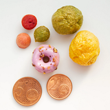 Collory Silikónová forma na pamlsky Mini Donut - bordová