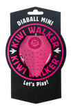 KIWI WALKER® gumenná hračka s dierou na pamlsky  DIABALL MINI pink 9 cm