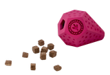 KIWI WALKER® gumenná hračka s dierou na pamlsky  DIABALL MINI pink 9 cm