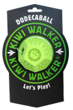 KIWI WALKER® gumená hračka DODECABALL s dierou na pamlsky zelená 8 cm