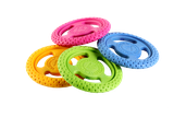KIWI WALKER® Let&#039;s play! FRISBEE lietajúce a plávajúce frisbee z TPR peny ružová