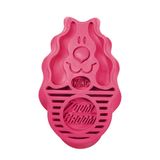 KONG hrebeň gumový ZoomGroom ružový L - 11,5 × 7 × 2,5 cm