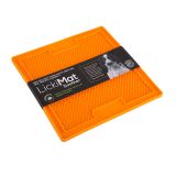 LickiMat® Classic Soother™ lízacia podložka 20 x 20 cm oranžová