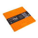 LickiMat® Classic Playdate™ lízacia podložka 20 x 20 cm oranžová