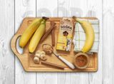SOOPA Dentálne tyčinky s banánom a arašidovým maslom 100 g 
