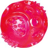 Trixie Blikajúca loptička 7,5 cm bez zvuku, mix farieb   