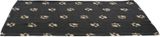 Trixie Flísová deka BEANY 100 x 70 cm čierna s béžovými packami