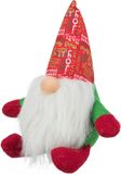 Trixie Xmas Dwarf vianočný škriatok hračka pre psov so zvukom 21 cm MIX