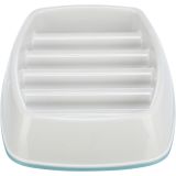 Trixie Slow Feeding miska k pomalému kŕmeniu, dizajn mreža, plast/TPR 0,25l/21 ×14 cm