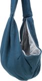 Trixie SOFT front carrier - látkový nosič/taška, 22 x 20 x 60 cm, modrá/šedá