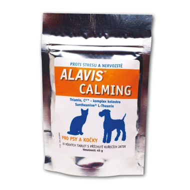 ALAVIS ™ Calming pre psov a mačky 45 g / 30 žuvacích tabliet