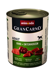 Animonda GranCarno Original Adult hovädzie + kačacie srdcia 800 g
