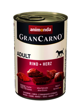 Animonda GranCarno Original Adult hovädzie + srdcia 400 g