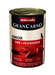 Animonda GranCarno Original Junior hovädzie + morčacie srdcia 400 g