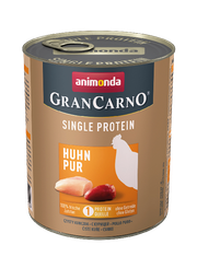 Animonda GranCarno Single Protein, čisté kuracie mäso, konzerva pre psy 800 g