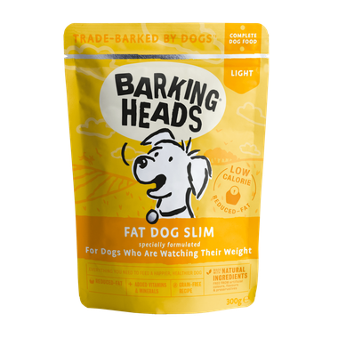 BARKING HEADS Fat Dog Slim kapsička pre psy s tendenciou priberať 300 g