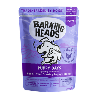 BARKING HEADS Puppy Days kapsička pre šteniatka a rastúce psy 300 g