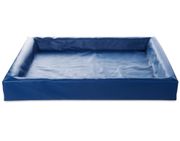 BIA BED 100 x 120 cm modrý
