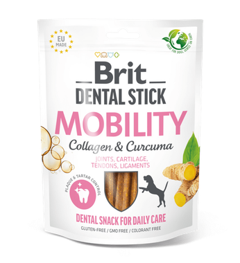 Brit Dental Stick Mobility kolagén & kurkuma 7 ks