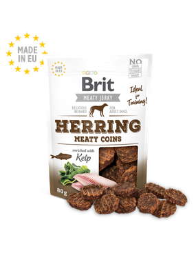 Brit Jerky Snack - Herring Meaty coins 80 g
