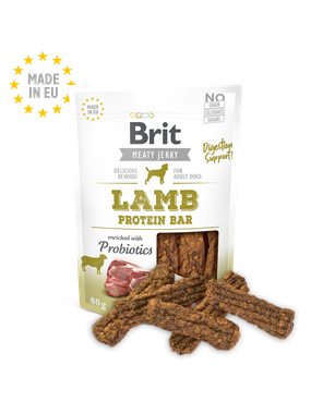 Brit Jerky Snack - Lamb Protein bar 80 g