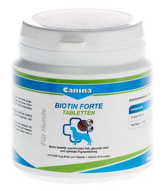 Canina Biotin Forte tablety 100 g
