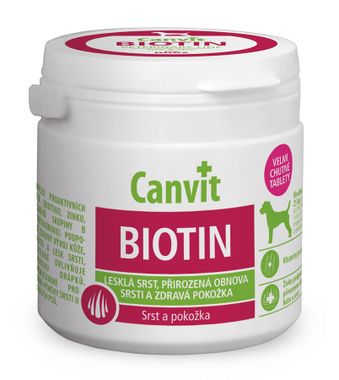 Canvit Biotin 230 g do 25 kg / 230 tbl. 