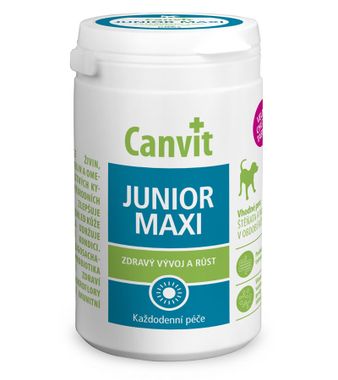 Canvit Junior Maxi pre psov ochutený 230 g/ 76 tbl. tabliet