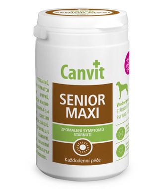 Canvit Senior MAXI pre psov ochutený 230 g 