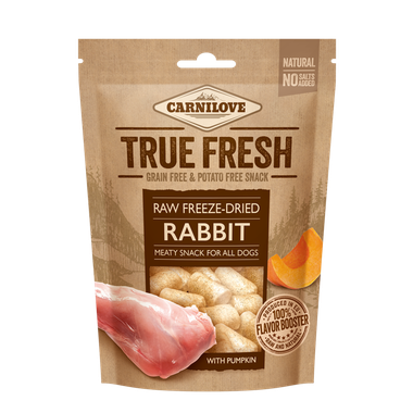 Carnilove Raw mrazom sušený králik s tekvicou 40 g