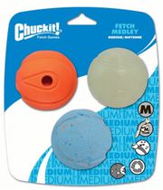 Chuckit! Fetch Medley Balls Medium 6,5 cm 3 ks