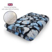 DRYBED Premium Vet Bed Kamene modrý 100 x 75 cm