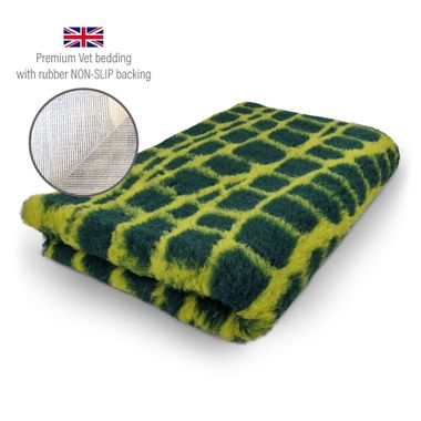 DRYBED Premium Vet Bed Krokodíl zelený 150 x 100 cm