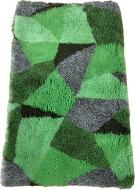 DRYBED Premium Vet Bed Mozaika zelený 100 x 75 cm