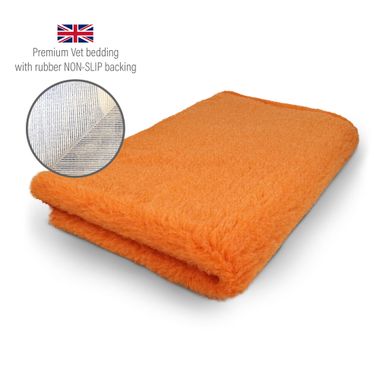 DRYBED Premium Vet Bed oranžový 100 x 75 cm
