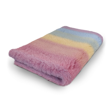 DRYBED Premium Vet Bed Rainbow ružový 100 x 75 cm