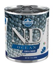 Farmina N&D dog OCEAN treska & kalmár konzerva 285 g