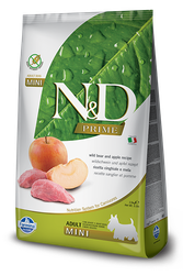 Farmina N&D dog PRIME GF Adult Mini Diviak & jablko 0,8 kg
