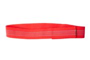 Firedog bezpečnostný elastický obojok na suchý zips 30 mm 35 cm neónooranžový