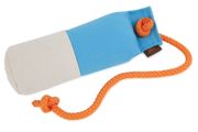 Firedog Long-throw dummy marking 250 g baby modrý/biely