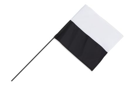 Firedog Marking vlajka čierna/biela 1 ks