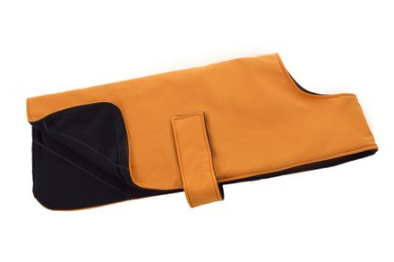 Firedog Softshell oblečenie pre psa PetWalk oranžovo/čierne 60 cm M
