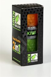 Kiwi Walker 2 v 1 Cestovná fľaša 750 + 500 ml oranžovo - zelená