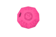 KIWI WALKER® gumená hračka DODECABALL s dierou na pamlsky ružová 8 cm