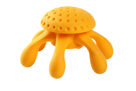 KIWI WALKER® Let's play! OCTOPUS lietajúca a plávajúca chobotnica z TPR peny MAXI oranž. 