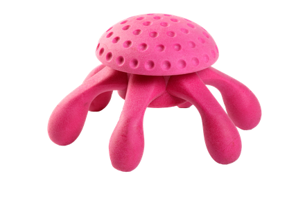 KIWI WALKER® Let's play! OCTOPUS lietajúca a plávajúca chobotnica z TPR peny MAXI pink 