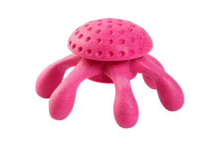 KIWI WALKER® lietajúce a plávajúca chobotnica z TPR peny MINI ružová 