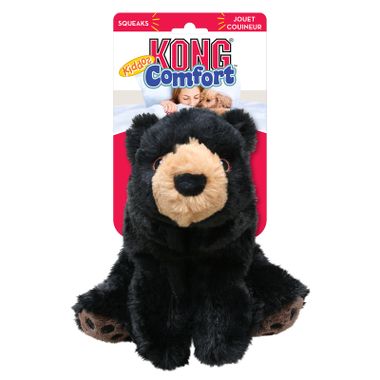KONG Comfort Kiddos medveď čierny L