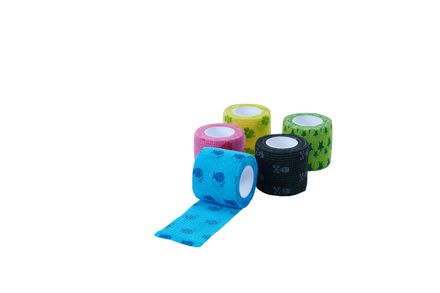 Kruuse Fun-Flex Pet Bandage - flexibilný kohézny obväz 5 cm x 4,5 m, rôzne vzory
